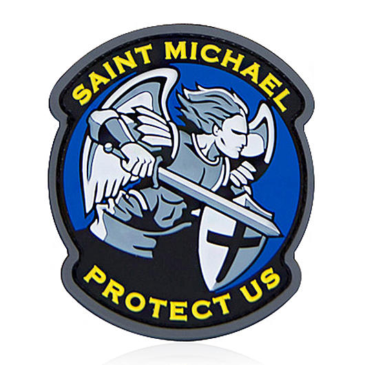 Mil-Spec Monkey 3D Rubber Patch Saint Michael Modern PVC fullcolor