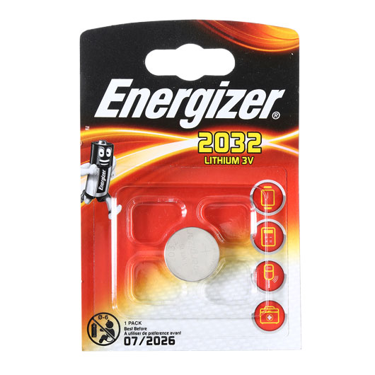 Energizer CR2032 3V Lithium Batterie