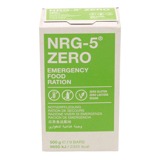 Notverpflegung NRG-5 ZERO 500 g / 9 Riegel Bild 1