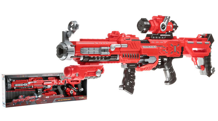 Johntoy Dartblaster Serve & Protect Shooter mit Visier inkl. 20 Pfeilen
