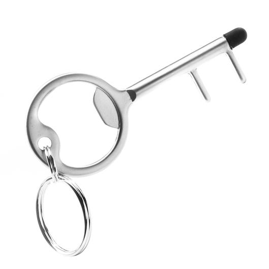 Munkees Schlsselanhnger mit 3 Funktionen silber