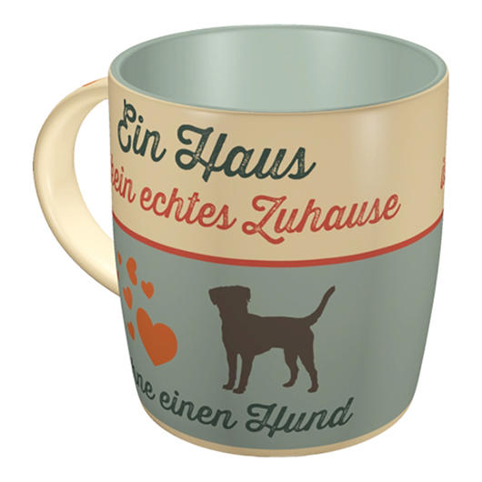 Pfoten Schild Tasse Pfoten Schild Ein Haus ist kein echtes Zuhause Bild 1