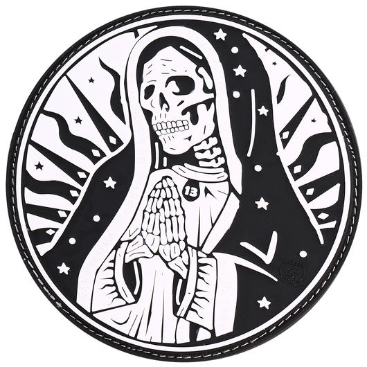 JTG 3D Rubber Patch Santa Muerte Patch swat