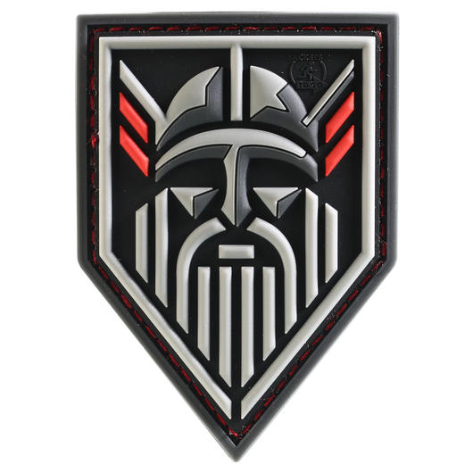 JTG 3D Rubber Patch mit Klettflche Odin blackops/rot