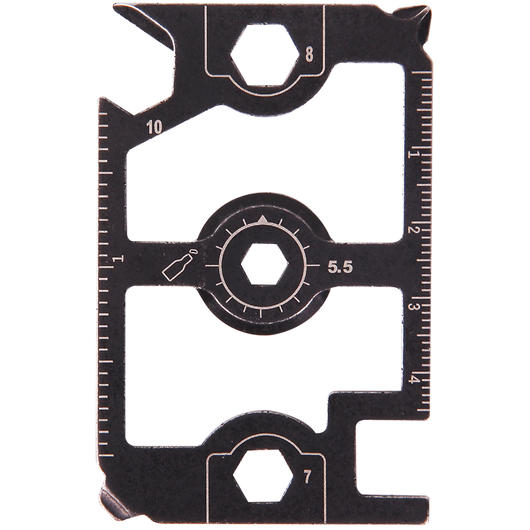 Munkees Schlsselanhnger Multitool Fuballfeld schwarz
