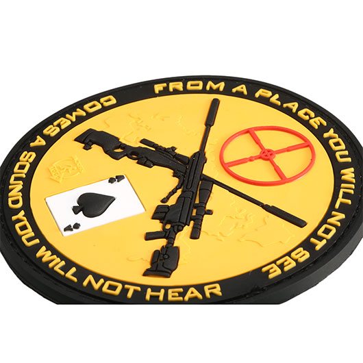 JTG 3D Rubber Patch mit Klettflche Sniper orange/schwarz Bild 1