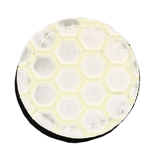Marker Patch mit Klettflche reflektierend & nachleuchtend rund 2 Stk.