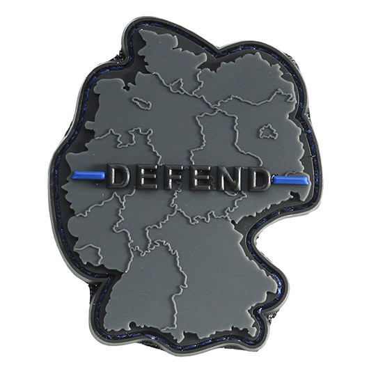 JTG 3D Rubber Patch Defend Germany Thin Blue Line