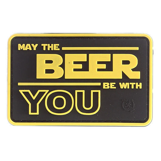 JTG 3D Rubber Patch May The Beer With You