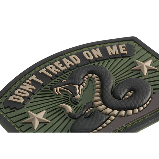 Mil-Spec Monkey 3D Rubber Patch mit Klettflche Dont Tread On Me woodland Bild 1