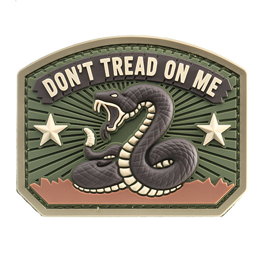 Mil-Spec Monkey 3D Rubber Patch Dont Tread On Me multicam