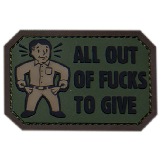 Mil-Spec Monkey 3D Rubber Patch All Out forest