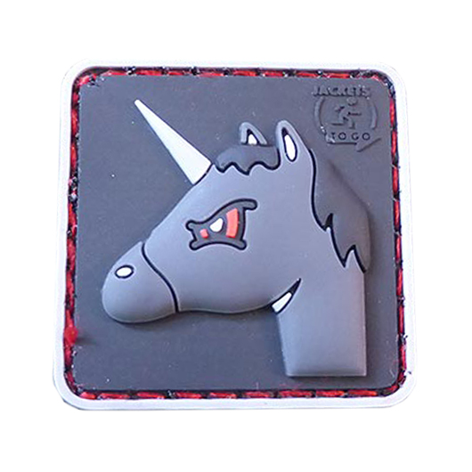 JTG 3D Rubber Patch Angry Unicorn