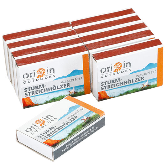 Origin Outdoors Sturmstreichh�lzer wasserfest - 10 Schachteln / 200 St�ck