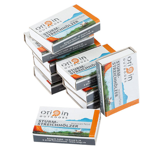 Origin Outdoors Sturmstreichh�lzer wasserfest - 10 Schachteln / 200 St�ck Bild 2