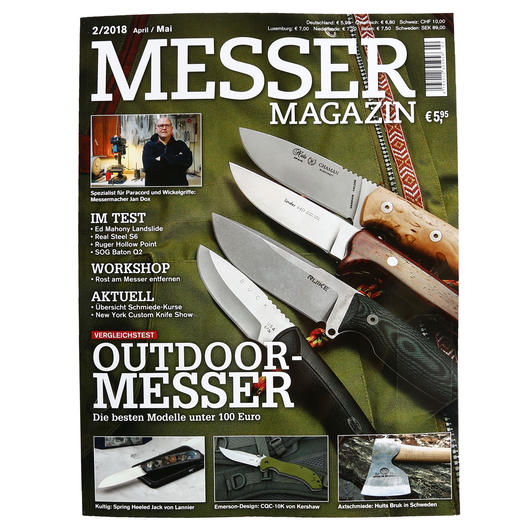 Zeitschrift Messer Magazin 02/2018