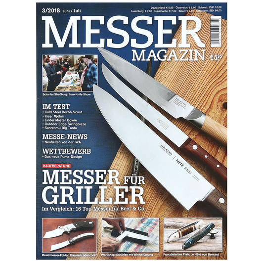 Zeitschrift Messer Magazin 03/2018