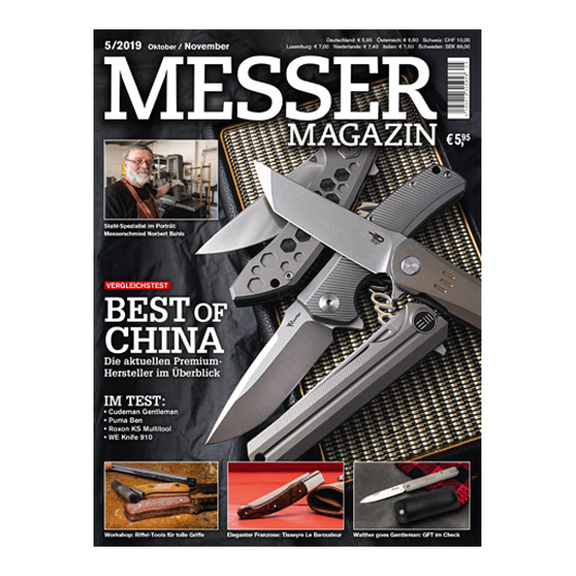 Zeitschrift Messer Magazin 05/2019