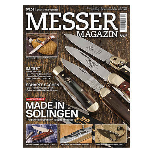 Zeitschrift Messer Magazin 05/2021