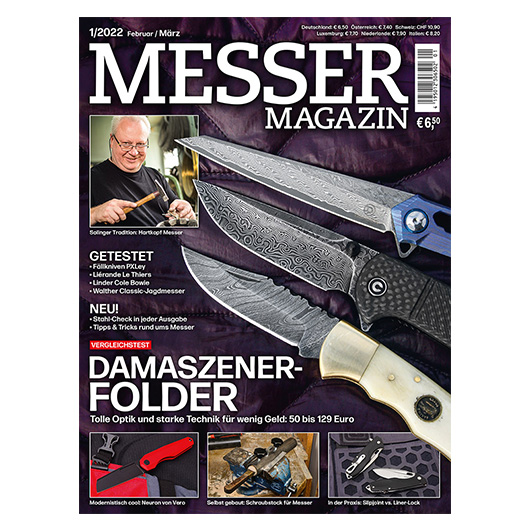 Zeitschrift Messer Magazin 01/2022