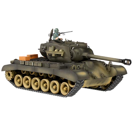 Torro RC Panzer Pershing M26 Pershing Snow Leopard grün 1:16 Metallketten schussfähig 1112873426 Bild 6