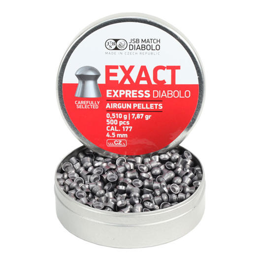 JSB Rundkopf Diabolos Exact Express 4,5mm 500 Stck
