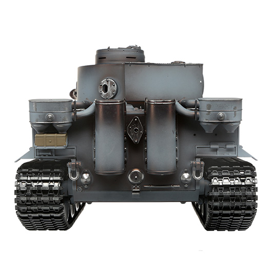 Versandrcklufer RC Panzer Tiger I Frhe Version grau 1:16 schussfhig Rauch & Sound RTR Bild 3