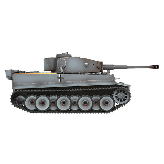 Versandrcklufer RC Panzer Tiger I Frhe Version grau 1:16 schussfhig Rauch & Sound RTR Bild 5