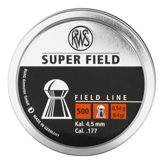 RWS Rundkopf-Diabolos Super Field 4,5mm 500 Stck Bild 3