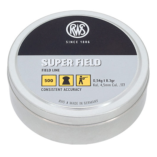 RWS Rundkopf-Diabolos Super Field 4,5mm 500 Stck Bild 1