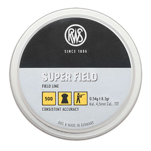 RWS Rundkopf-Diabolos Super Field 4,5mm 500 Stck Bild 4
