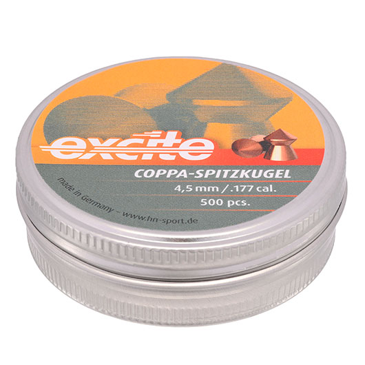 H&N Spitzkopf-Diabolos Excite Coppa-Spitzkugel 4,5mm 500 Stck Bild 1