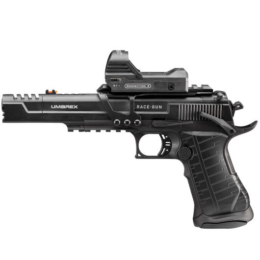 Umarex Race Gun CO2 Luftpistole 4,5mm BB Blowback schwarz mit Leuchtpunktvisier
