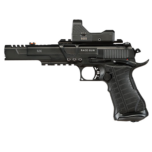Umarex Race Gun CO2 Luftpistole 4,5mm BB Blowback schwarz mit Leuchtpunktvisier