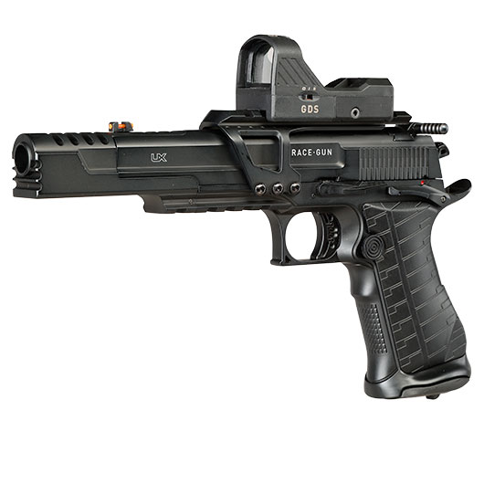 Umarex Race Gun CO2 Luftpistole 4,5mm BB Blowback schwarz mit Leuchtpunktvisier Bild 2