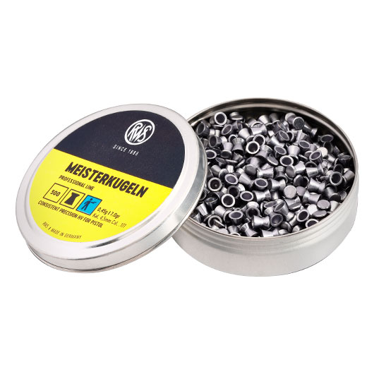 RWS Meisterkugeln Flachkopf-Diabolos 0,45 g 4,5mm 500 Stck Bild 2
