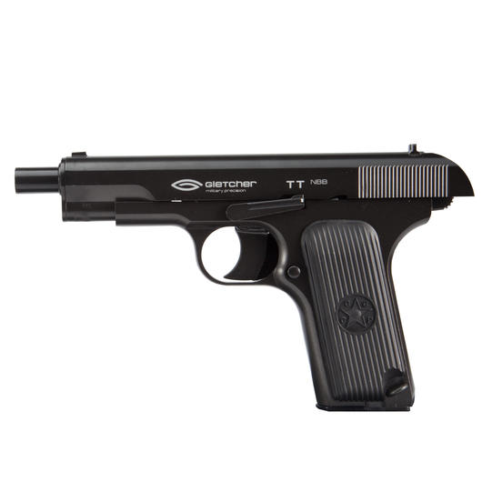 Gletcher TT Tokarev CO2 Luftpistole 4,5mm BB Non Blowback Vollmetall schwarz Bild 2