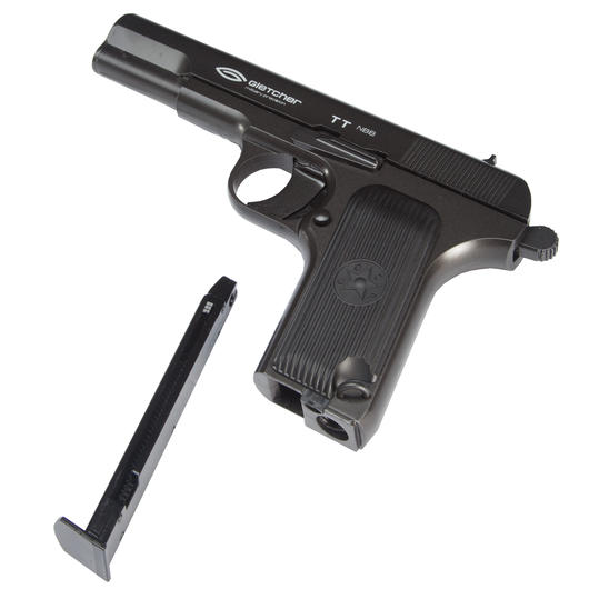 Gletcher TT Tokarev CO2 Luftpistole 4,5mm BB Non Blowback Vollmetall schwarz Bild 4