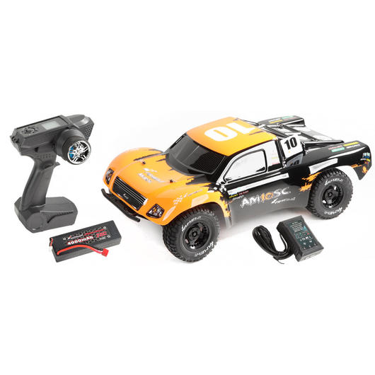 Amewi 1:10 AM10SC V2 Brushless 4WD Short Course Truck 2,4 GHz RTR Set 22139