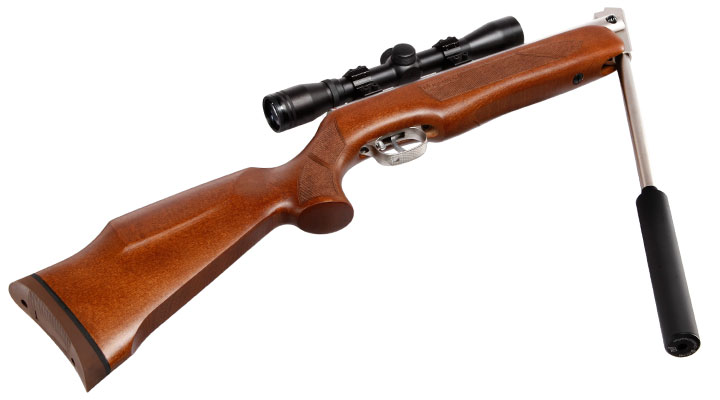 Weihrauch HW 35K Silverwood Luftgewehr inkl. Zielfernrohr Schalldmpfer Kal. 4,5mm Diabolo Bild 11