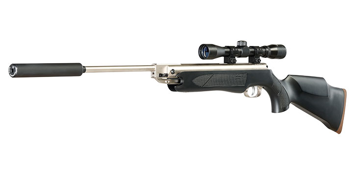 Weihrauch HW 35K Black Silence Luftgewehr inkl. Zielfernrohr Schalld�mpfer Kal. 4,5mm Diabolo Bild 1