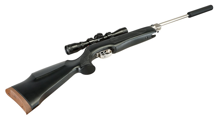 Weihrauch HW 35K Black Silence Luftgewehr inkl. Zielfernrohr Schalld�mpfer Kal. 4,5mm Diabolo Bild 9