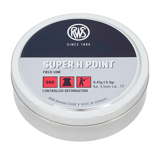 RWS Flachkopf-Diabolos Super-H-Point Hohlspitze 4,5mm 500 Stck Bild 1