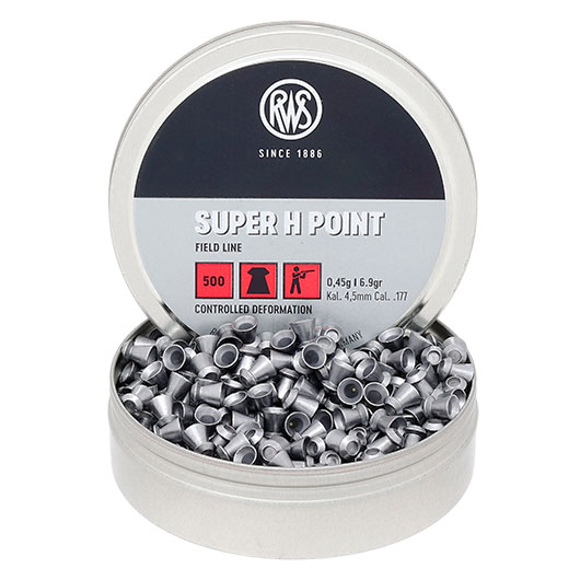 RWS Flachkopf-Diabolos Super-H-Point Hohlspitze 4,5mm 500 Stck Bild 3