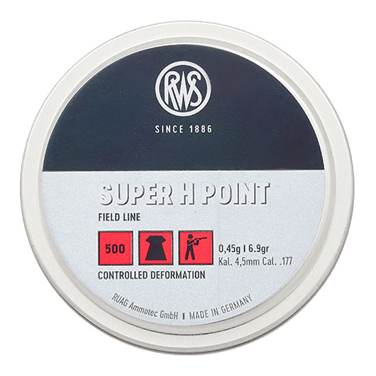 RWS Flachkopf-Diabolos Super-H-Point Hohlspitze 4,5mm 500 Stck Bild 4