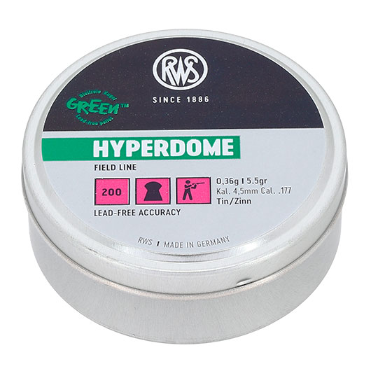 RWS Rundkopf-Diabolos Hyperdome 0,36g, 4,5mm 200 Stck Bild 1
