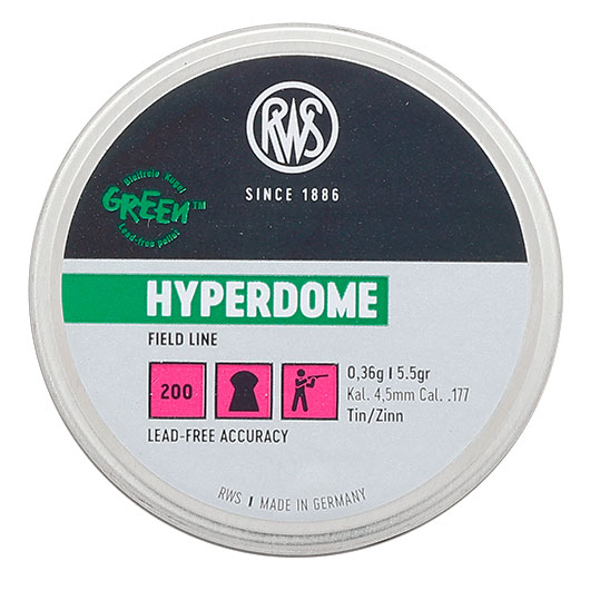 RWS Rundkopf-Diabolos Hyperdome 0,36g, 4,5mm 200 Stck Bild 4