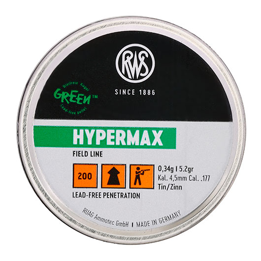 RWS Spitzkopf-Diabolos Hypermax 4,5mm 200 Stck Bild 3