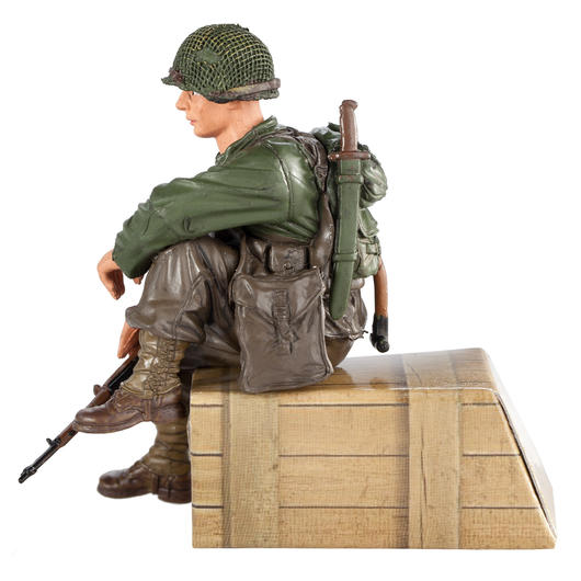 Torro Figur US Private 1th Class sitzend 1:16 Bild 1