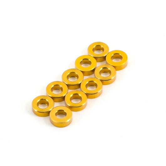 Team Durango Distanzhlsen 6x3x2mm (10 Stck) gold TD709035